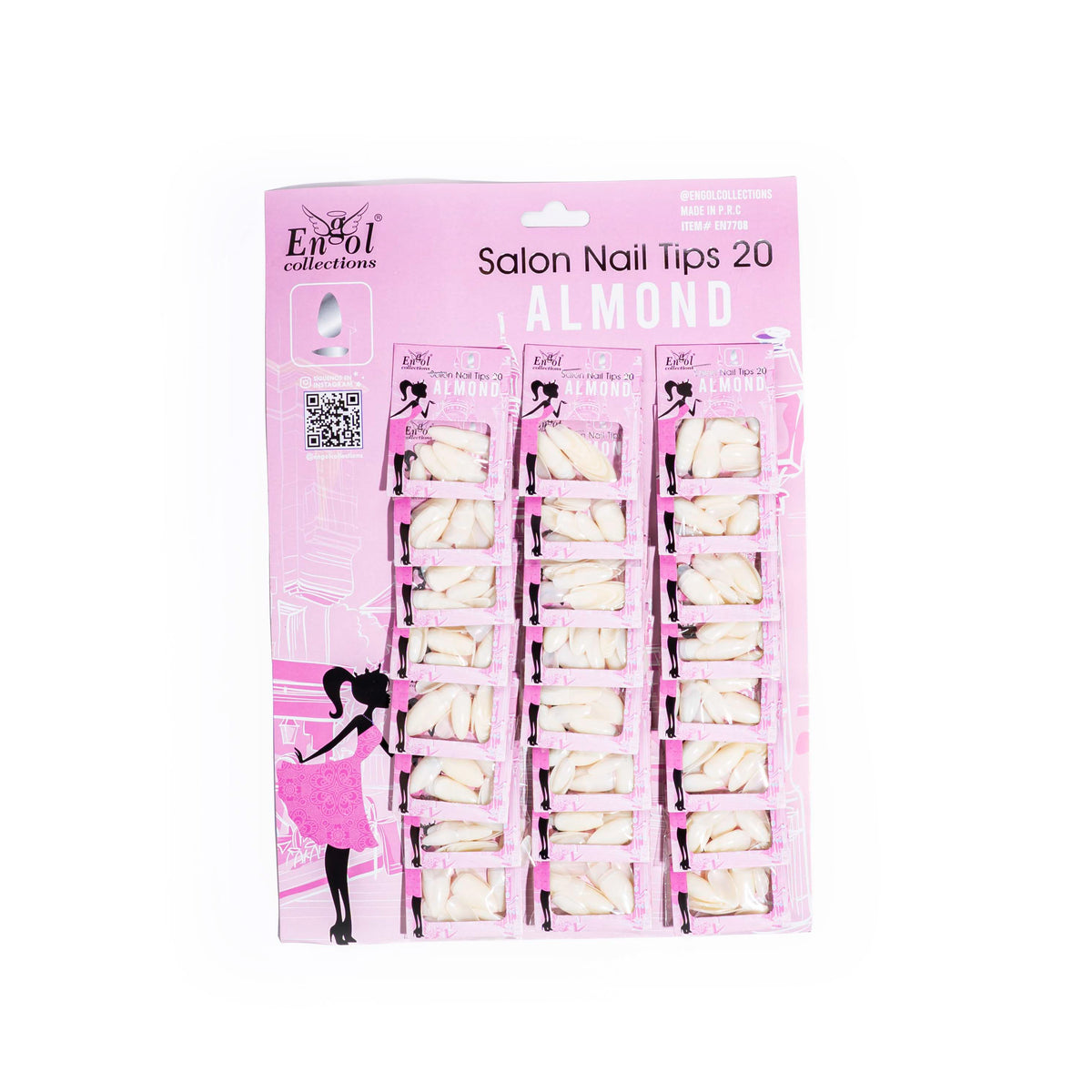 Carton uñas almond (EN7708)