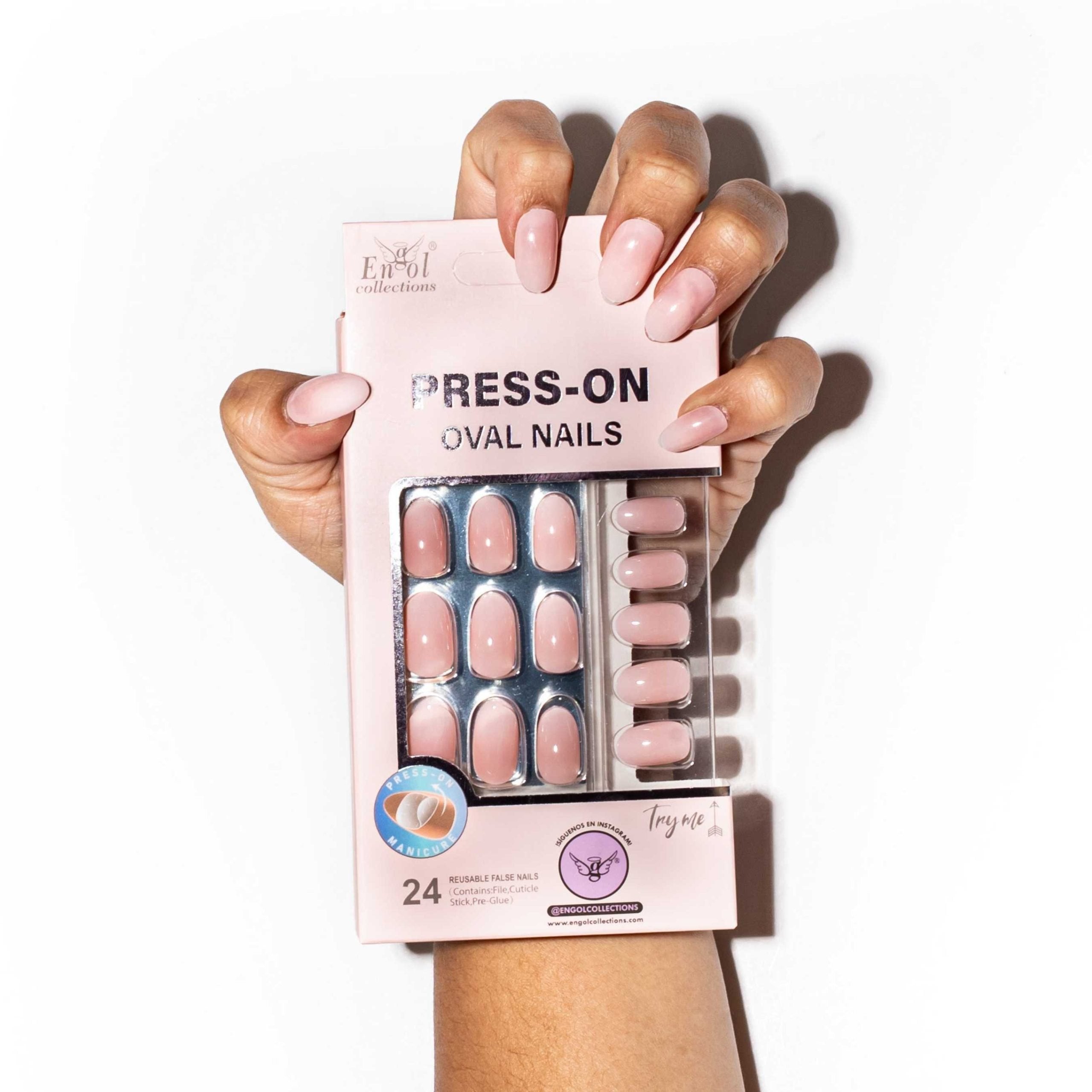 press on oval (oval-28)