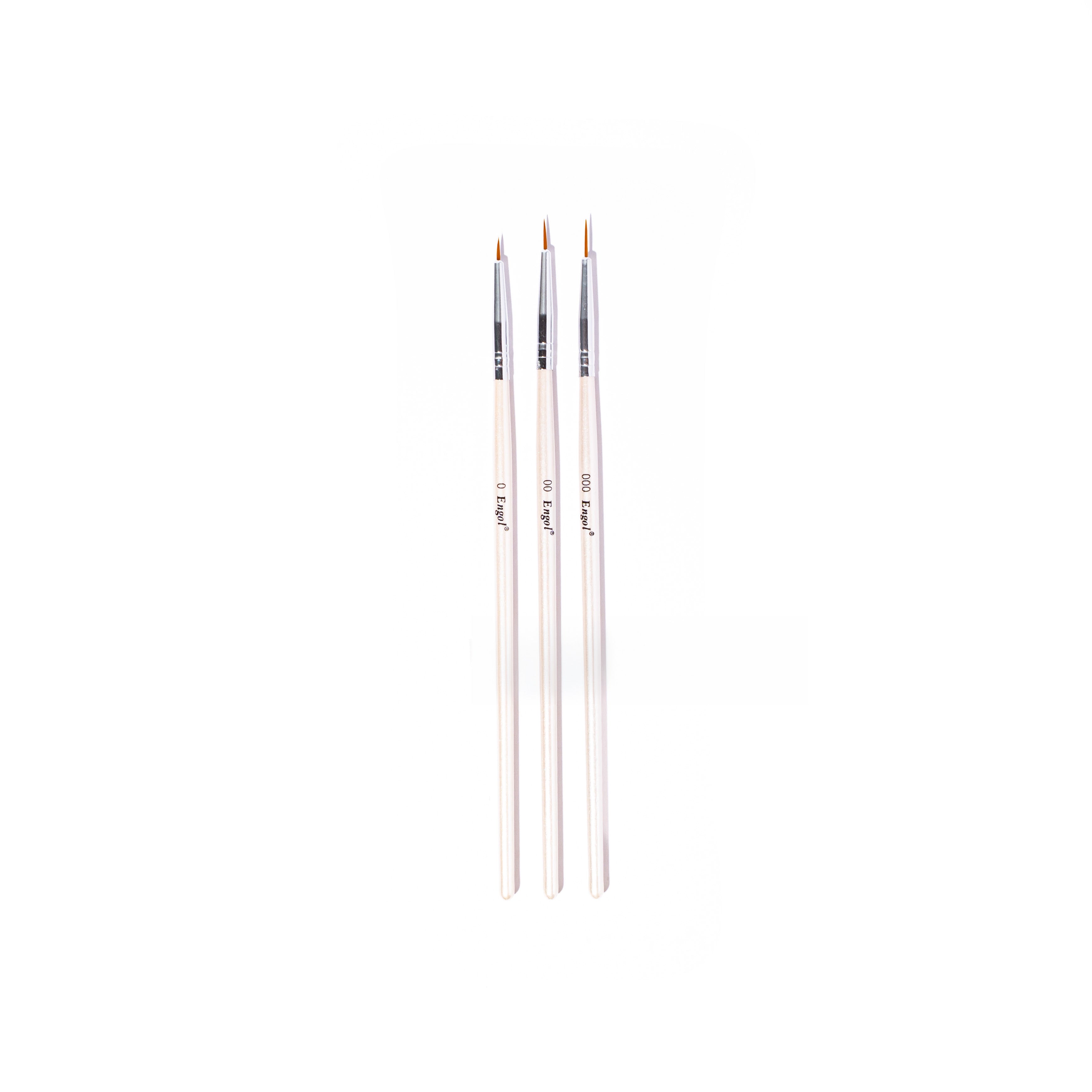 trio pinceles manicure (tl-03)